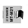 FISHER MTM21 Service Manual cover photo