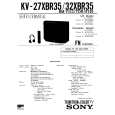 SONY KV27XBR35 Service Manual cover photo
