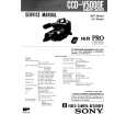 SONY CCDV5000E Service Manual cover photo