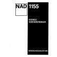 NAD 1155 Owner's Manual cover photo