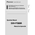 PIONEER DVH-P7000R Owner's Manual cover photo