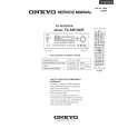 ONKYO TXSR702 Service Manual cover photo