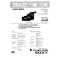 SONY CCDF250E Service Manual cover photo