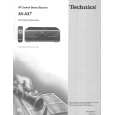 TECHNICS SAAX7 Service Manual cover photo