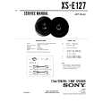 SONY XSE127 Service Manual cover photo