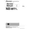 PIONEER ND-BT1 Service Manual cover photo