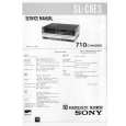 SONY SLC6ES Service Manual cover photo