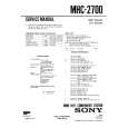 SONY TAH2700 Service Manual cover photo