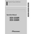 PIONEER DEH-3300R-2/X1B/EW Owner's Manual cover photo