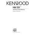 KENWOOD HM331 Owner's Manual cover photo