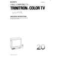 SONY KV-2095R Owner's Manual cover photo