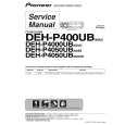 PIONEER DEH-P4000UB/XS/UC Service Manual cover photo