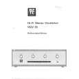 SENNHEISER HSV 25 Owner's Manual cover photo