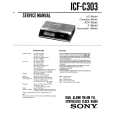 SONY ICFC303 Service Manual cover photo