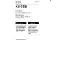 SONY XS-6951 Owner's Manual cover photo