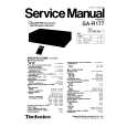 TECHNICS SAR177 Service Manual cover photo