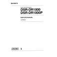 SONY DSR-DR1000 Service Manual cover photo