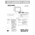 SONY KV3400DV2 Service Manual cover photo