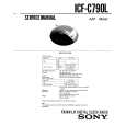 SONY ICF-C790L Service Manual cover photo