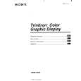 SONY GDM-F500 Owner's Manual cover photo