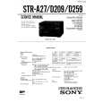 SONY LBTD209 Service Manual cover photo