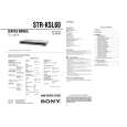 SONY STR-KSL60 Service Manual cover photo