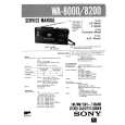 SONY WA8000 Service Manual cover photo