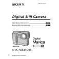 SONY MVC-FD83 Owner's Manual cover photo