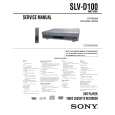 SONY SLVD100 Service Manual cover photo