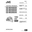 JVC GZ-MG20EK Owner's Manual cover photo