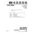 SONY MDR-55 Service Manual cover photo