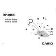CASIO DP8000 Owner's Manual cover photo