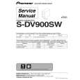 PIONEER S-DV900SW/DAXJI Service Manual cover photo