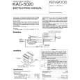 KENWOOD KAC-5020 Owner's Manual cover photo