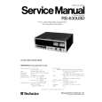 TECHNICS RS630USD Service Manual cover photo