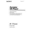 SONY D-SJ17CK Owner's Manual cover photo