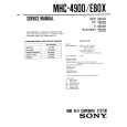 SONY MHC-4900 Service Manual cover photo