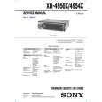 SONY XR4954X Service Manual cover photo