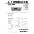 SONY STRDA1000ES Service Manual cover photo