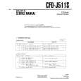 SONY CFD-J511S Service Manual cover photo