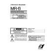 SANSUI MR-6 Owner's Manual cover photo