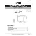 JVC AV14FT Service Manual cover photo