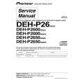 PIONEER DEH-P2600-2 Service Manual cover photo