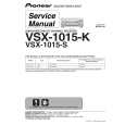 PIONEER VSX-1015-K/HYXJ Service Manual cover photo