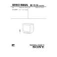SONY KV2168KF3 Service Manual cover photo