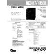 SONY HCDH7 Service Manual cover photo