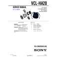 SONY VCLHA20 Service Manual cover photo