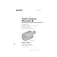 SONY CCDTRV21 Owner's Manual cover photo