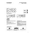 PIONEER PD7700 Owner's Manual cover photo