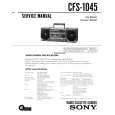 SONY CFS-1045 Service Manual cover photo